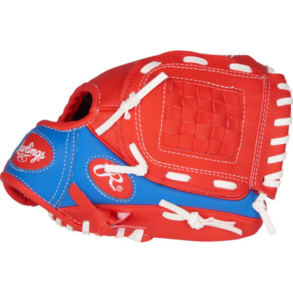Rawlings Rawlings Players Series Youth 9-Inch Baseball Glove with Ball – Basket Web, Easy Close Shell
