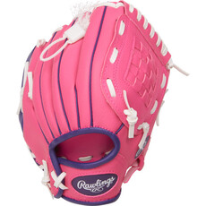 Rawlings Rawlings Players Series Youth 9-Inch Baseball Glove with Ball – Basket Web, Easy Close Shell