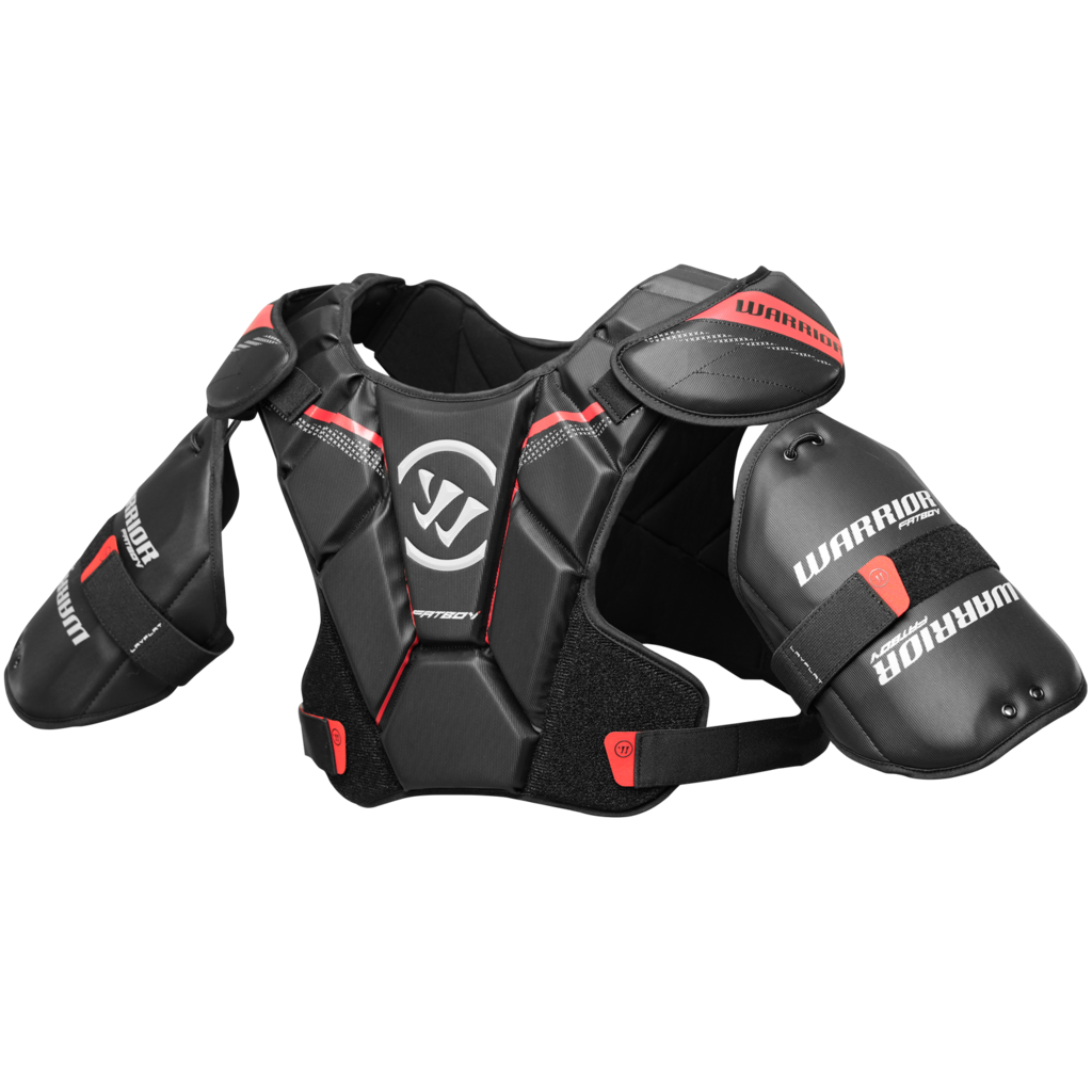 Warrior Warrior Fatboy Senior Lacrosse Shoulder Pads – Maximum Box Lacrosse Protection (FBSP4)