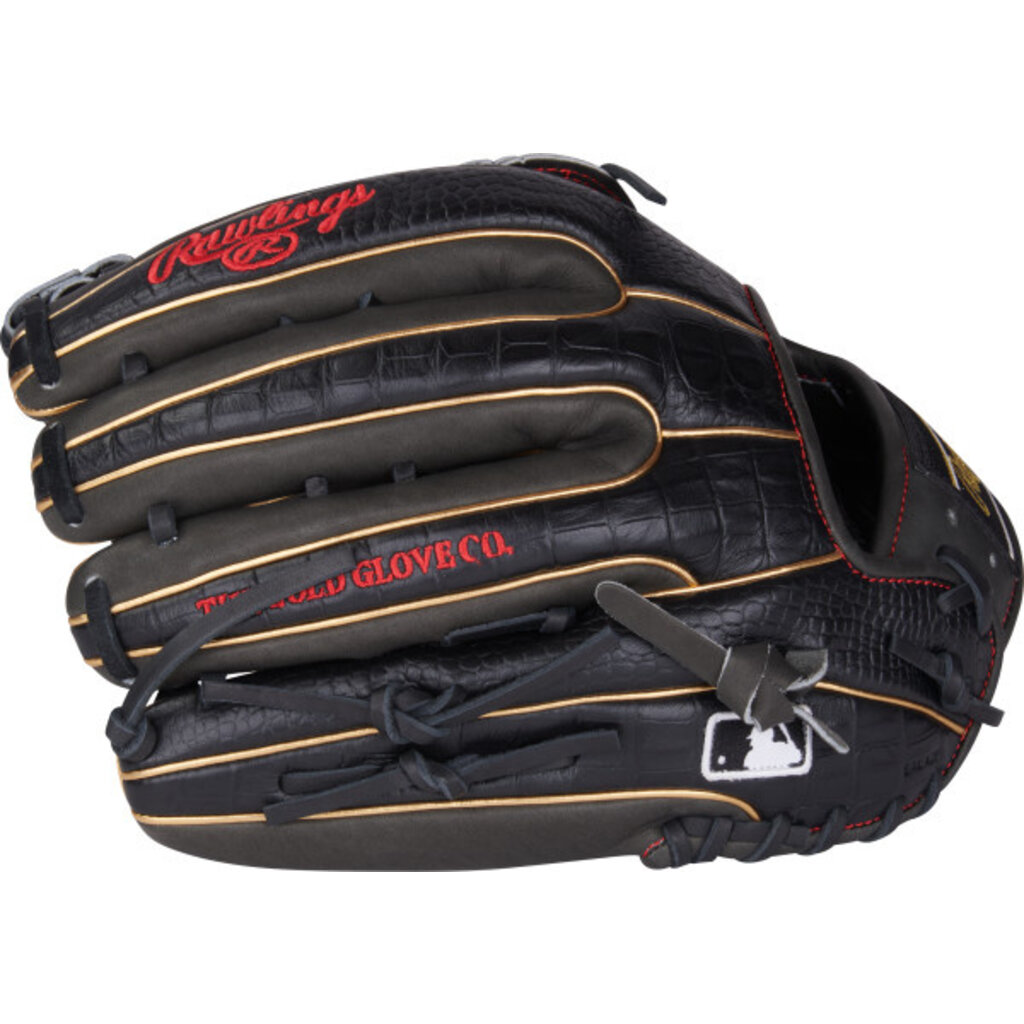Rawlings Rawlings Heart of the Hide 12.75-Inch Outfield Glove – Dark Shadow Croc Leather – PROR3319-6DS-RHT