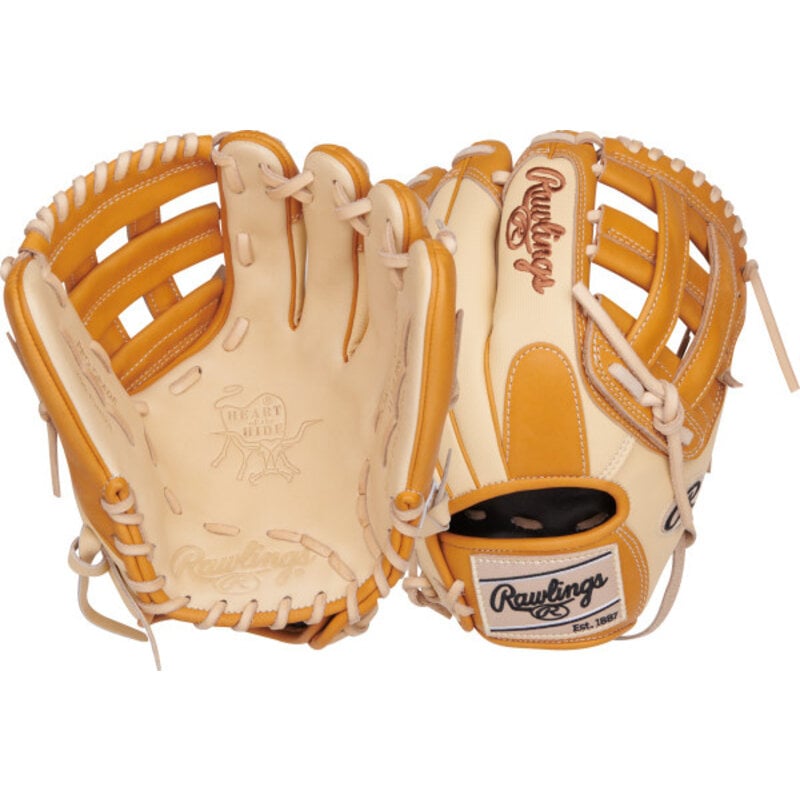 Rawlings Rawlings Heart of the Hide 11.75-Inch Infield Glove – Camel/Tan Speedshell – Pro-H Web