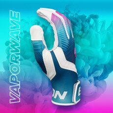 Easton Easton Adult Walk-Off Ethos Baseball Batting Gloves – Vapor – Goatskin Leather Palm – Ergonomic Neoprene Cuff