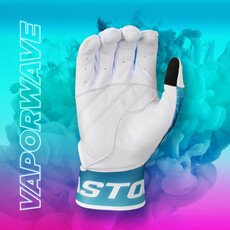Easton Easton Adult Walk-Off Ethos Baseball Batting Gloves – Vapor – Goatskin Leather Palm – Ergonomic Neoprene Cuff