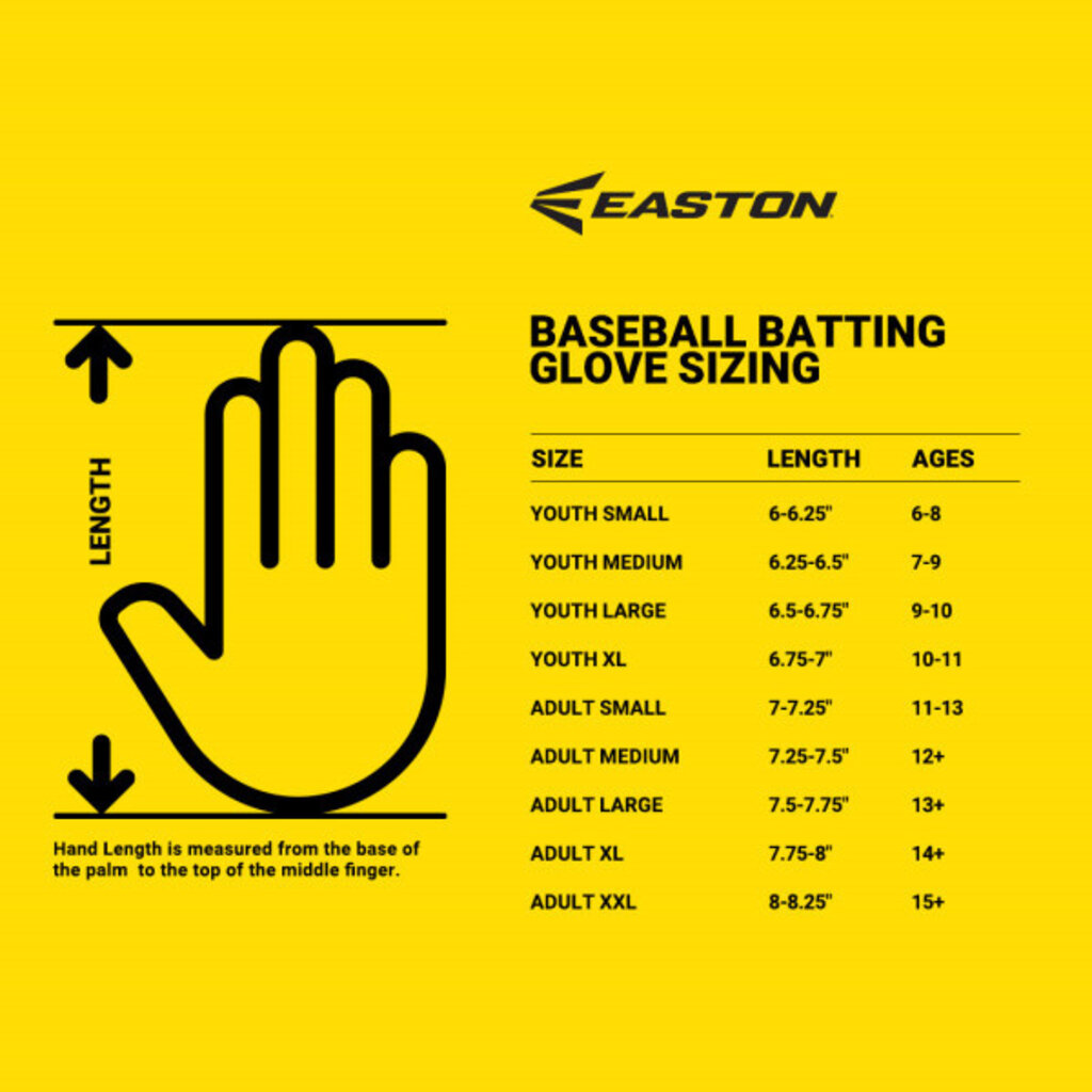 Easton Easton Youth Walk-Off Ethos Fire Batting Gloves – Full Grain Leather – Reinforced Palm – Touchscreen Compatible