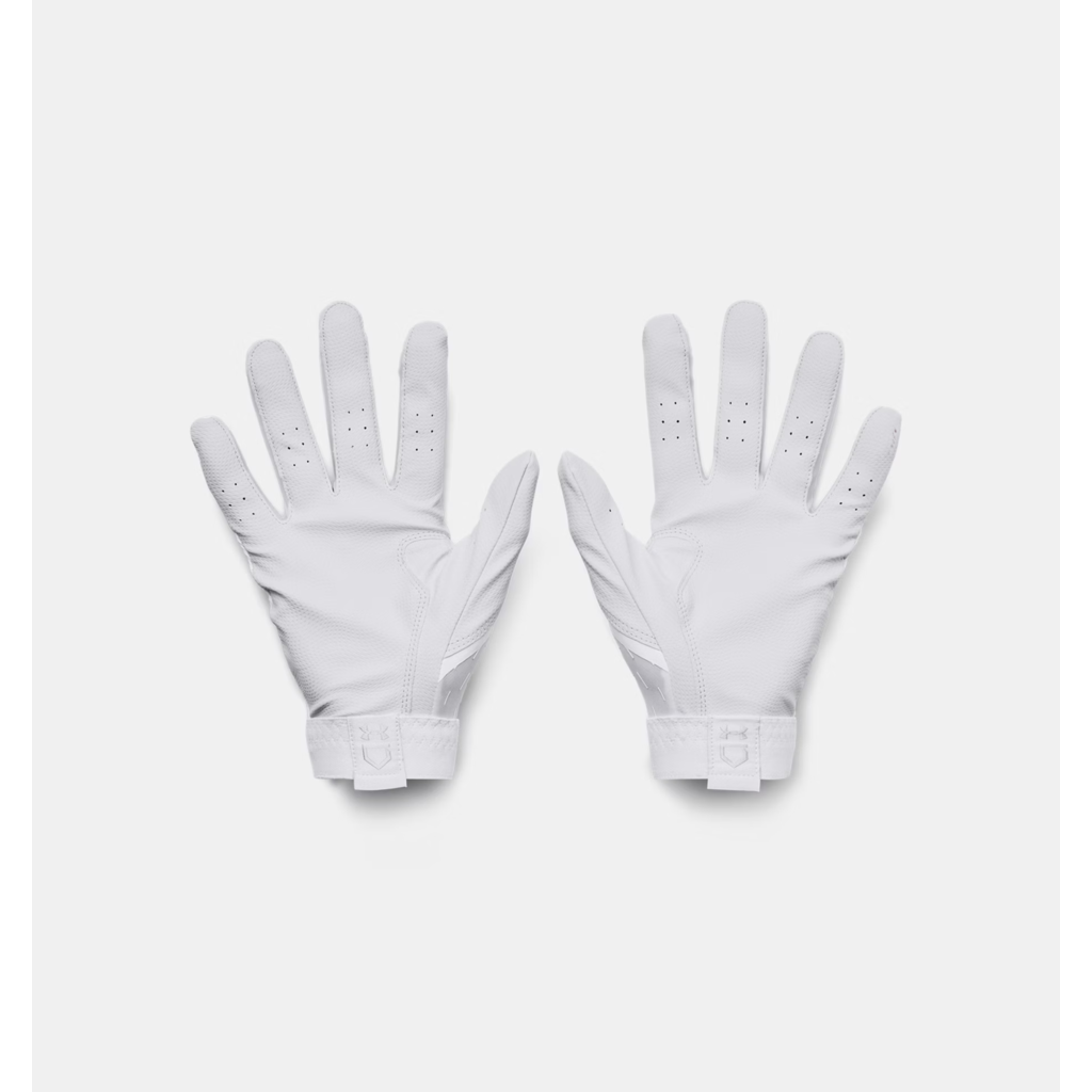 Under Armour Clean Up Men’s Batting Gloves – HeatGear® Fabric – Synthetic Palm – Adjustable Cuff