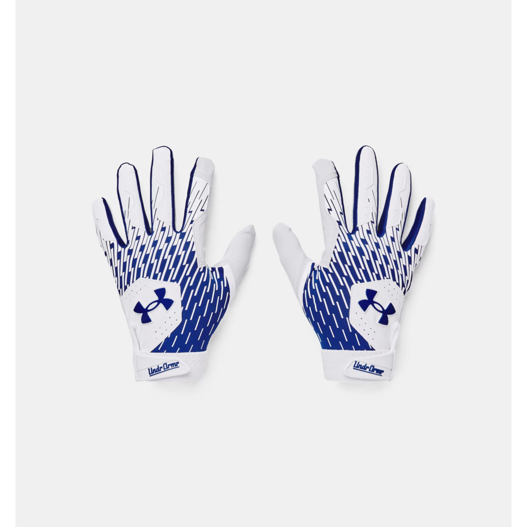 Under Armour Clean Up Men’s Batting Gloves – HeatGear® Fabric – Synthetic Palm – Adjustable Cuff