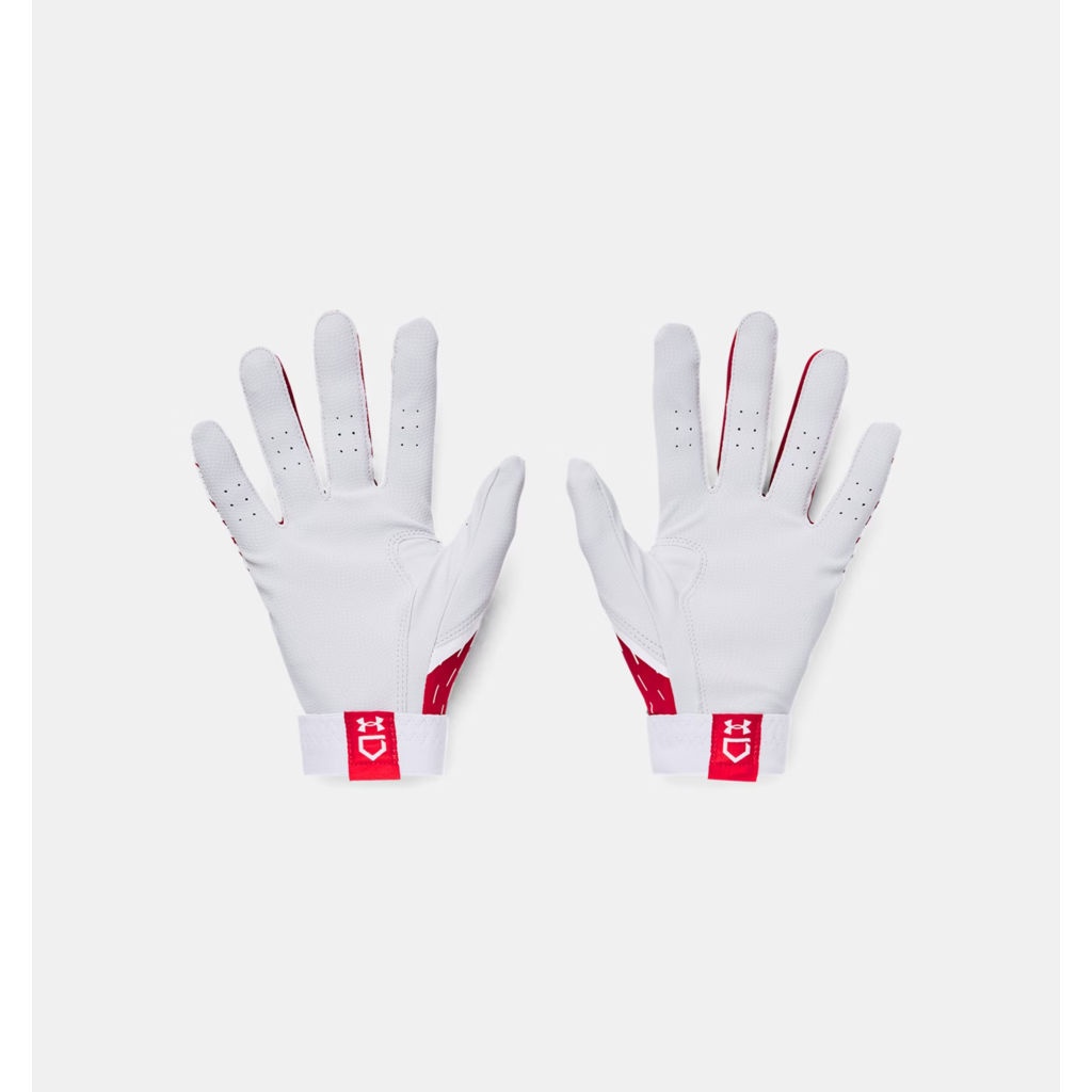 Under Armour Clean Up Men’s Batting Gloves – HeatGear® Fabric – Synthetic Palm – Adjustable Cuff