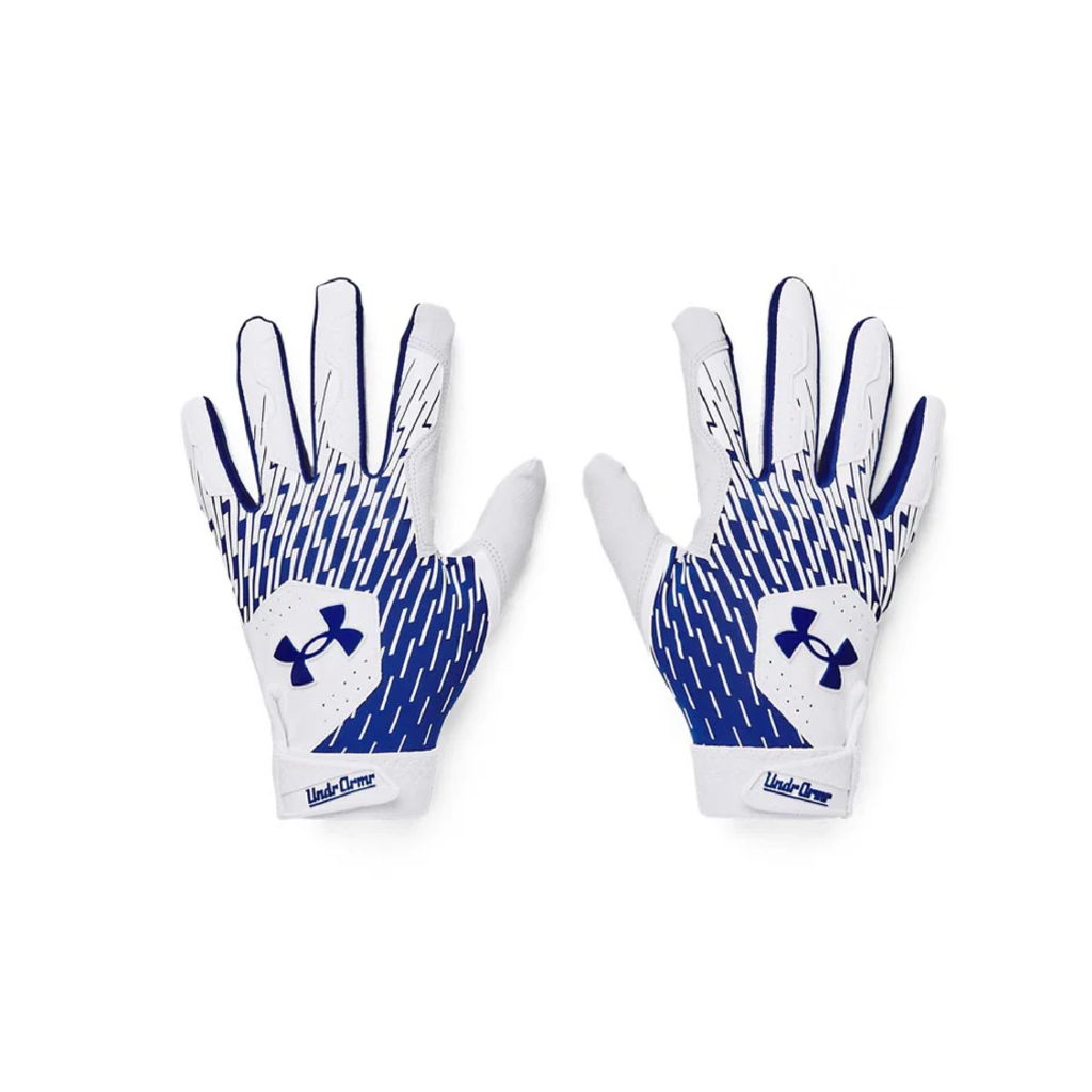 Under Armour Clean Up Boys' Batting Gloves – HeatGear® Fabric – Synthetic Palm – Adjustable Cuff