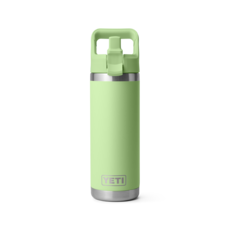 YETI Rambler® 18oz (532 ml) Water Bottle – Colour-Matched Straw Cap – Vacuum Insulated – Leakproof – Stainless Steel