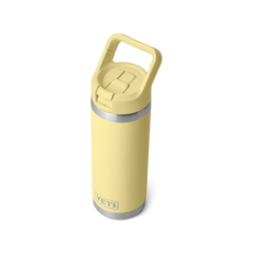 YETI Rambler® 18oz (532 ml) Water Bottle – Colour-Matched Straw Cap – Vacuum Insulated – Leakproof – Stainless Steel