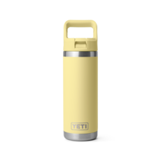 Yeti YETI Rambler® 18oz (532 ml) Water Bottle – Colour-Matched Straw Cap – Vacuum Insulated – Leakproof – Stainless Steel