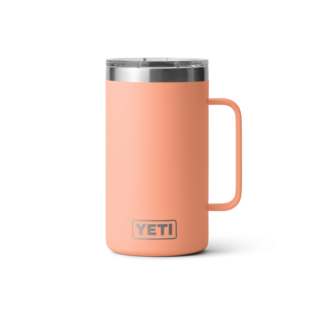 YETI Rambler® 24oz (710 ml) Mug – Easy Grip Handle – Splash Resistant – Dishwasher Safe