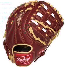 Rawlings Rawlings Sandlot Series 12.5-Inch First Base Mitt – Oiled Leather – Zero Shock Palm – Game-Ready Fit