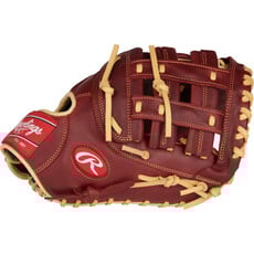 Rawlings Rawlings Sandlot Series 12.5-Inch First Base Mitt – Oiled Leather – Zero Shock Palm – Game-Ready Fit