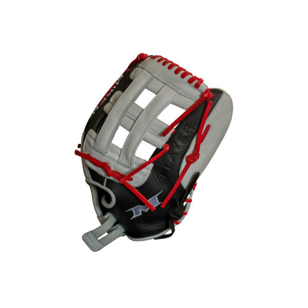 Rawlings Miken Players Series Slo-Pitch Softball Glove – All-Leather Shell – Reinforced Palm Pad