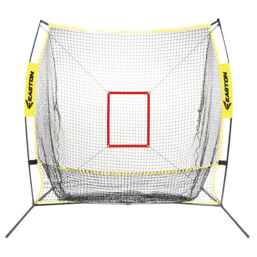 Easton Easton 7-Foot XLP Baseball/Softball Training Net – Heavy-Duty Netting – Large Catch Pocket – Portable Design