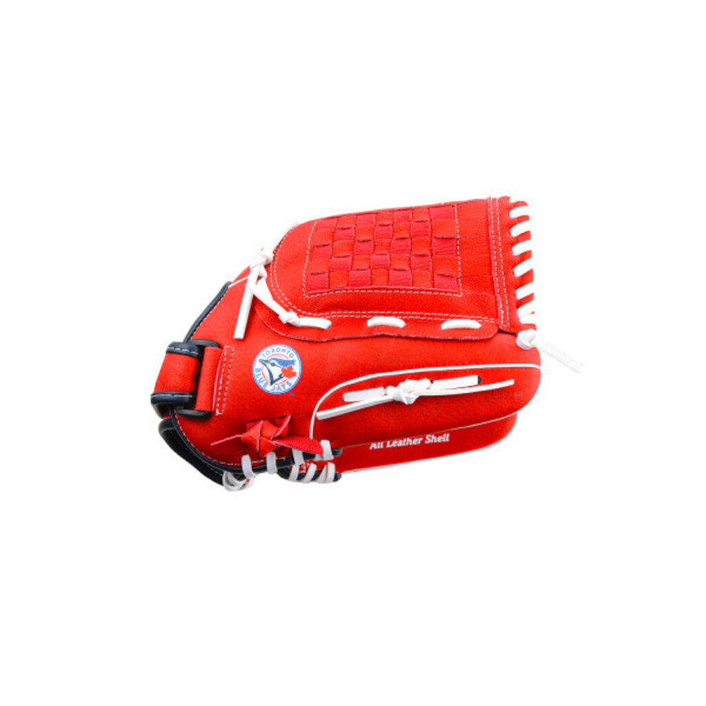 Rawlings Rawlings “Sure Catch” Series 12-Inch Youth Baseball Glove – Toronto Blue Jays Edition – Red – Game-Ready Fit
