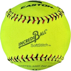 Easton Easton 11-Inch Neon Softstitch Incredi-Ball – Yellow – Soft Training Baseball with Poly Core | Case/12