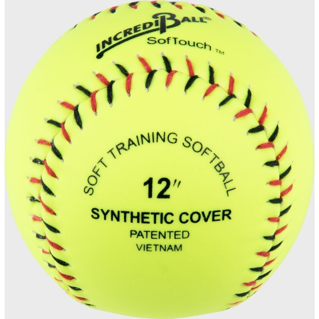 Easton Incredi-Ball12-Inch SoftTouch Training Ball - Neon - Safe Training Ball for Baseball & Softball - Item #6036651
