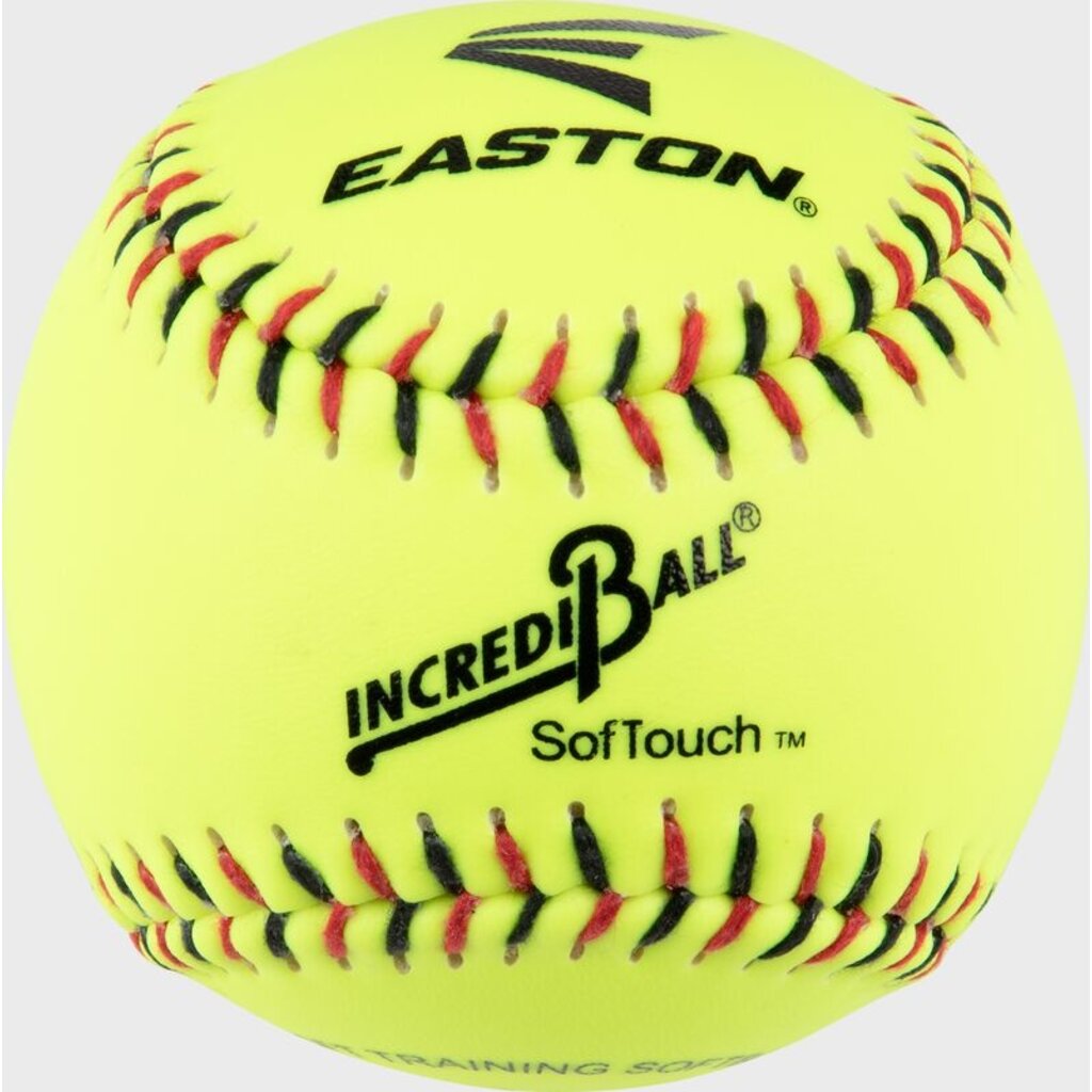 Easton Incredi-Ball® 12-Inch SoftTouch Training Ball – Neon – Safe Training Ball for Baseball & Softball – Item #6036651
