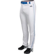 Rawlings Rawlings Youth Launch Baseball Pant with Piping – Semi-Relaxed Fit – Gripper Waistband – Pro Style Features