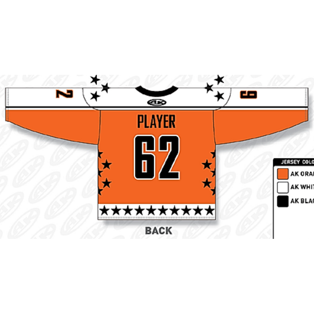 2026 AK Sub PLAYER JERSEY - ADULT - ORANGE
