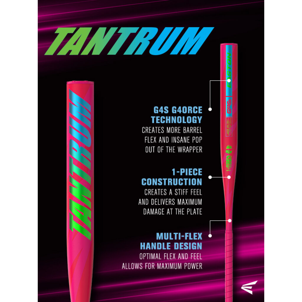 Easton EASTON TANTRUM SLOWPITCH BAT - 1PC 13" BALANCED