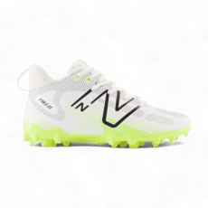 Warrior New Balance Freeze LX V4 Jr Cleat WHT/GRN WIDE