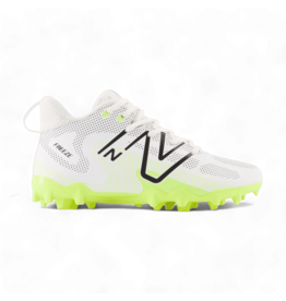 Warrior New Balance Freeze LX V4 Jr Cleat WHT/GRN WIDE