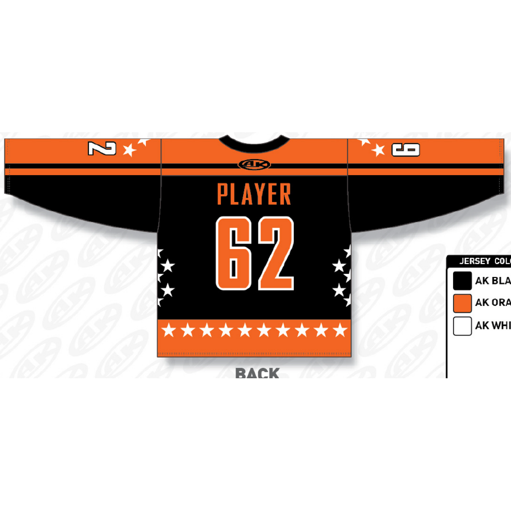 2026 Northstars AK Sublimated PLAYER JERSEY - ADULT - BLACK