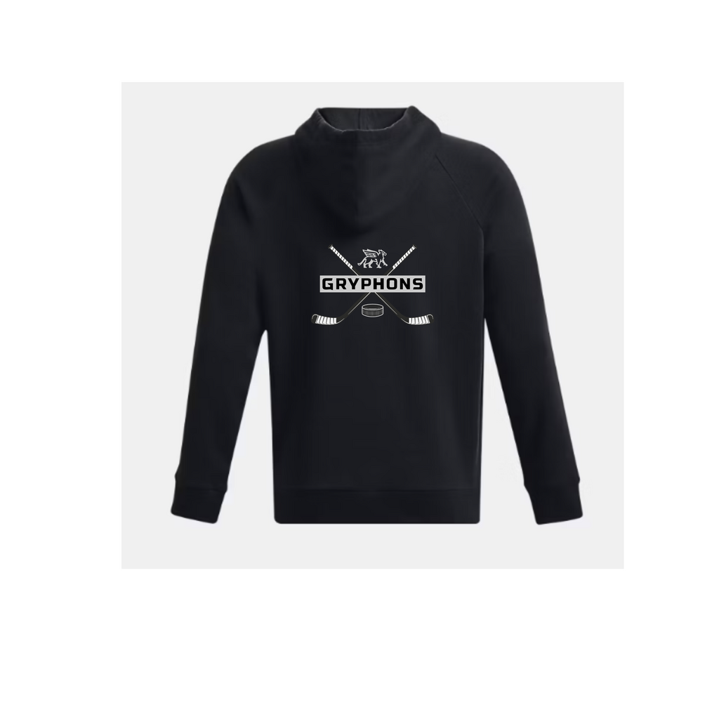 Under Armour YOUTH Gryphon UA Hoodie Crossed Hockey Sticks