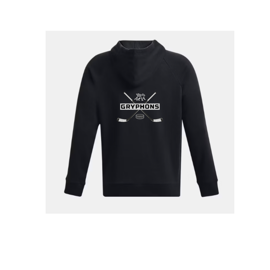 YOUTH Gryphon UA Hoodie Crossed Hockey Sticks