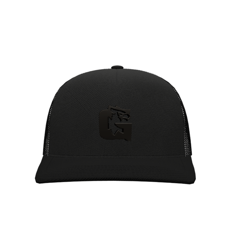 G Logo Snapback (All BLK)