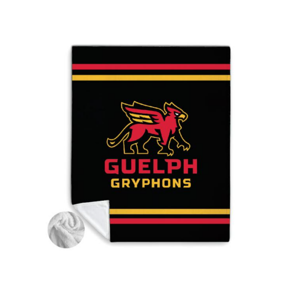 Guelph Gryphons Stacked Blanket