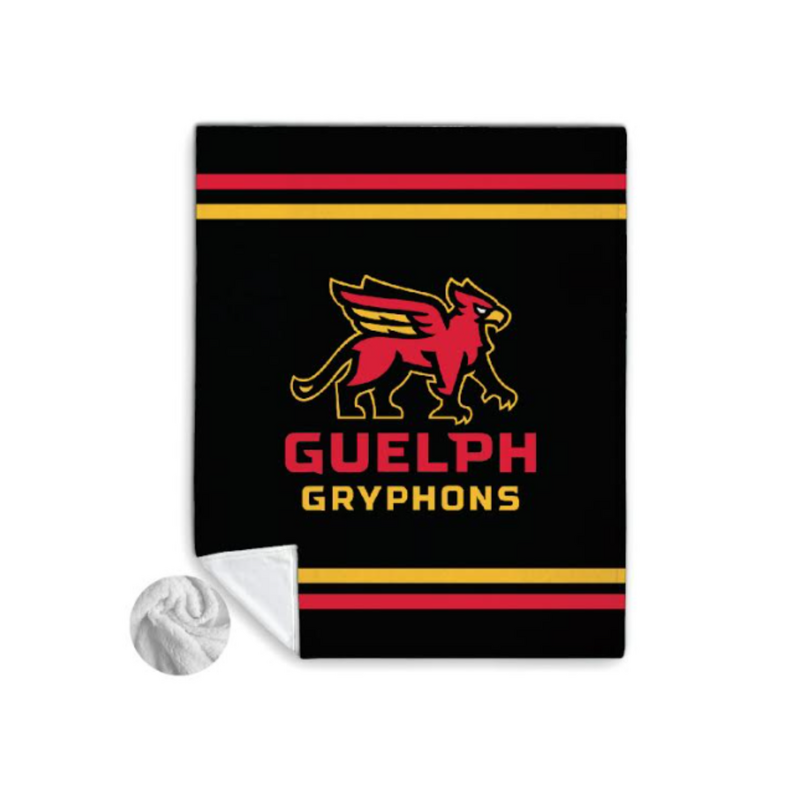 Guelph Gryphons Stacked Blanket