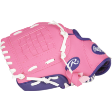 Rawlings Rawlings Players Series Youth 9-Inch Baseball Glove with Ball – Basket Web, Easy Close Shell