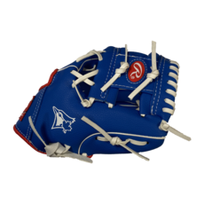 Rawlings Rawlings Toronto Blue Jays Youth 10-Inch Baseball Glove – Blue – Right Hand Throw – Team Logo Palm