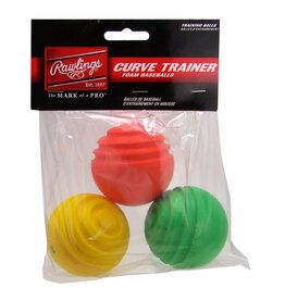 Rawlings RAWLINGS CURVE TRAINER BALLS (3 PK)