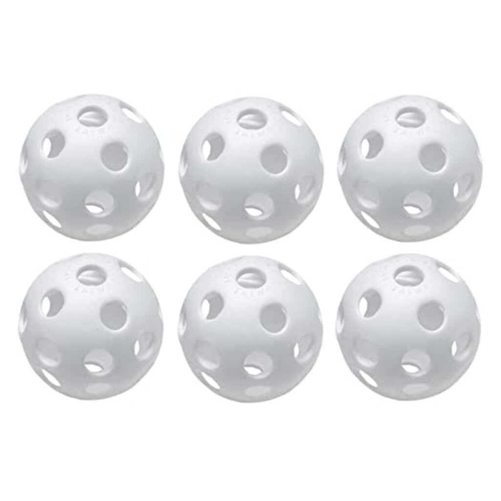 Easton EASTON 9" PLASTIC TRAINING BALLS (6 PACK WHITE)