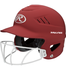 Rawlings RAWLINGS COOLFLO SB HELMET W/CAGE OS