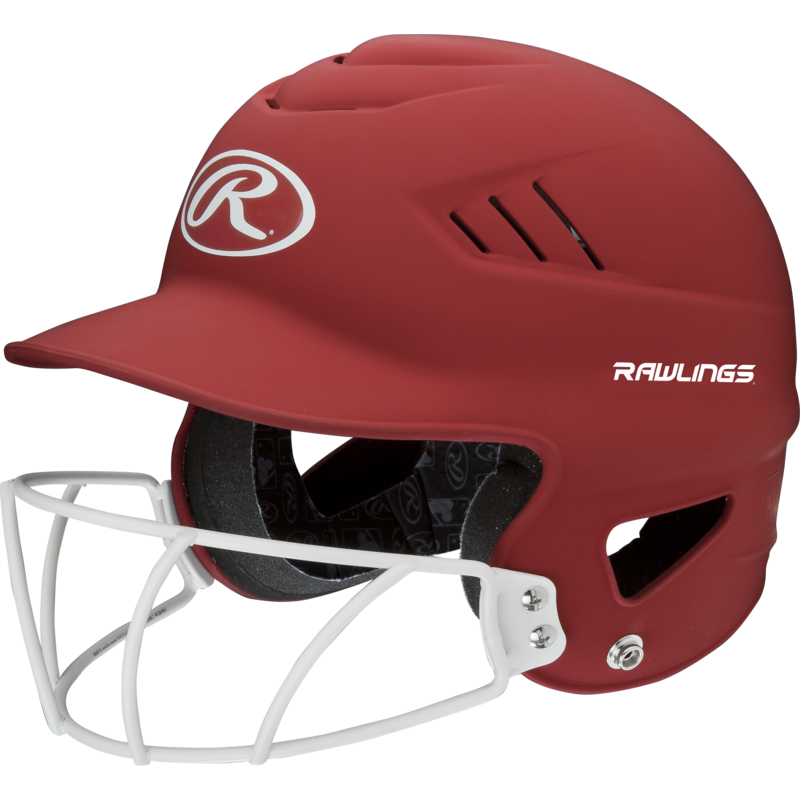 Rawlings RAWLINGS COOLFLO SB HELMET W/CAGE OS