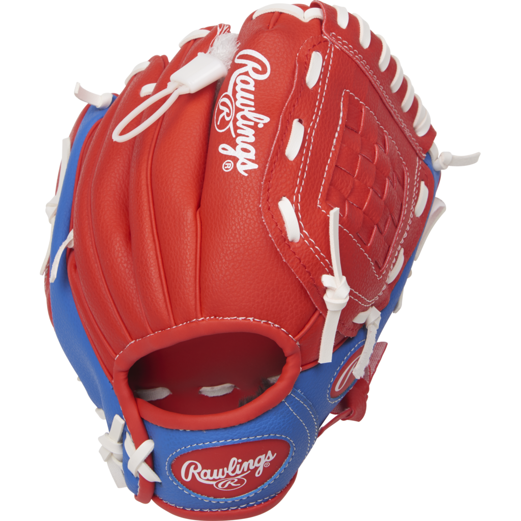 Rawlings Rawlings Players Series Youth 9-Inch Baseball Glove with Ball – Basket Web, Easy Close Shell