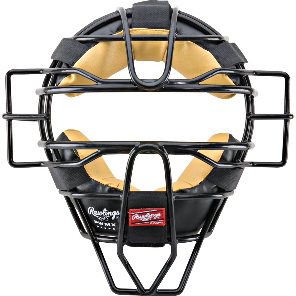 Rawlings Rawlings PWMX-B Catcher’s Face Mask | Lightweight Umpire & Catcher Protection with Pro Coverage