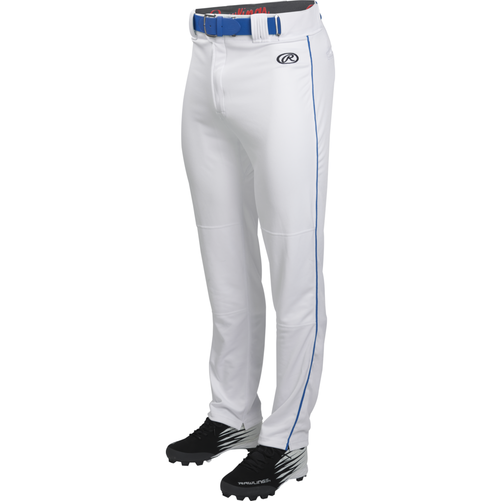 Rawlings Rawlings Youth Launch Baseball Pant with Piping – Semi-Relaxed Fit – Gripper Waistband – Pro Style Features