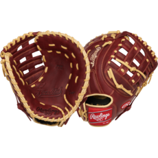 Rawlings Rawlings Sandlot Series 12.5-Inch First Base Mitt – Oiled Leather – Zero Shock Palm – Game-Ready Fit