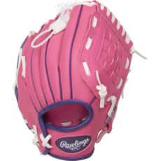 Rawlings Rawlings Players Series Youth 9-Inch Baseball Glove with Ball – Basket Web, Easy Close Shell