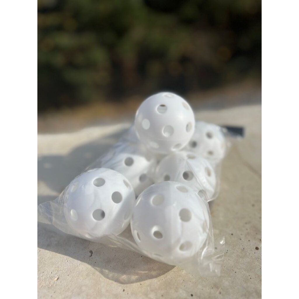 Easton EASTON 9" PLASTIC TRAINING BALLS (6 PACK WHITE)