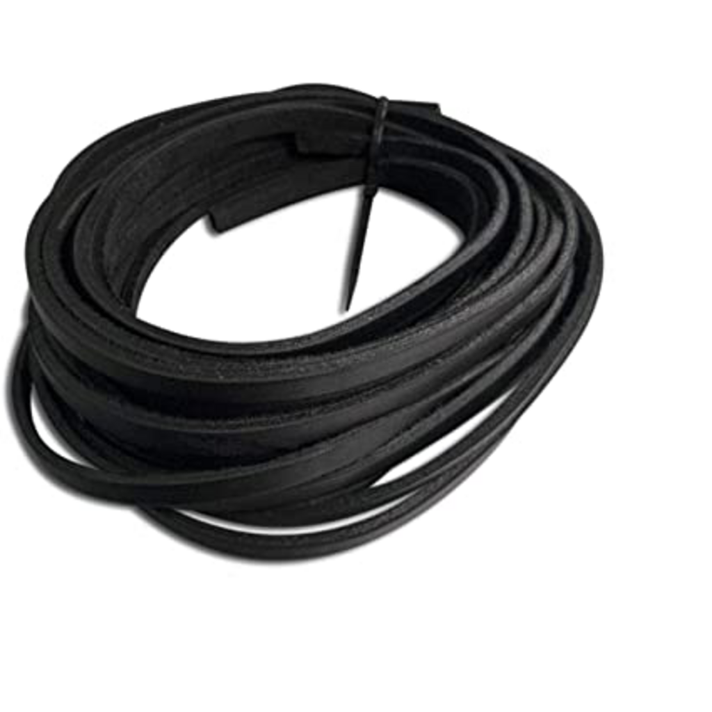 Rawlings RAWLINGS BULK LEATHER LACE B220C-R BLK 1EA 3/16 X 72 - SOLD PER LACE