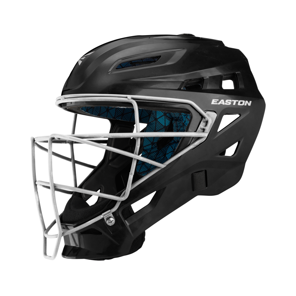 Easton Easton Gametime™ Catcher’s Helmet | Gloss Shell, Steel Cage, BioDri Liner | NOCSAE Certified