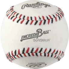 Easton Rawlings Incredi-Ball 9" White Soft Stitch Baseball [Case/12]